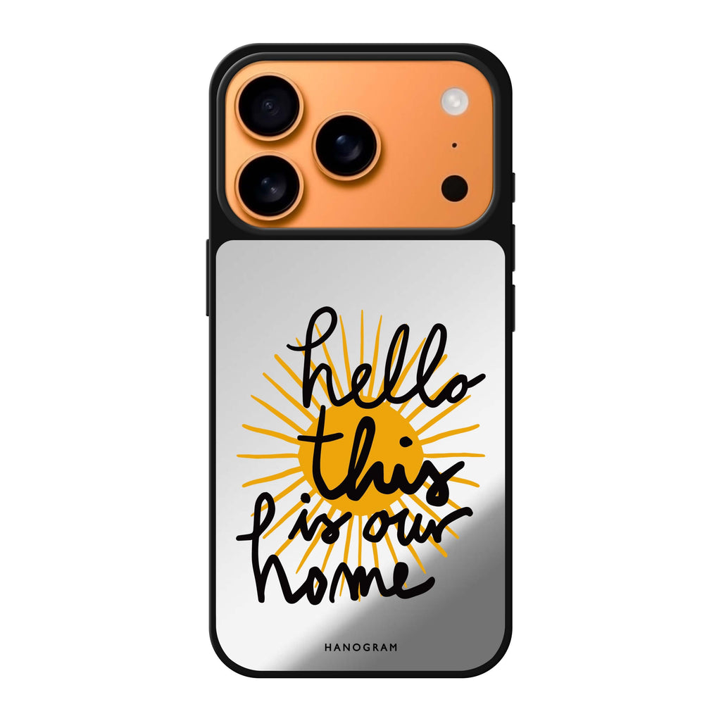 Hello! 文字 iPhone 17 Pro Max 鏡面手機殼主圖