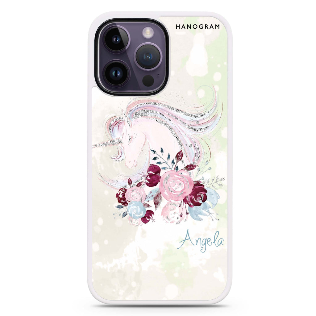 Unicorn & Floral 防衝擊保護殼