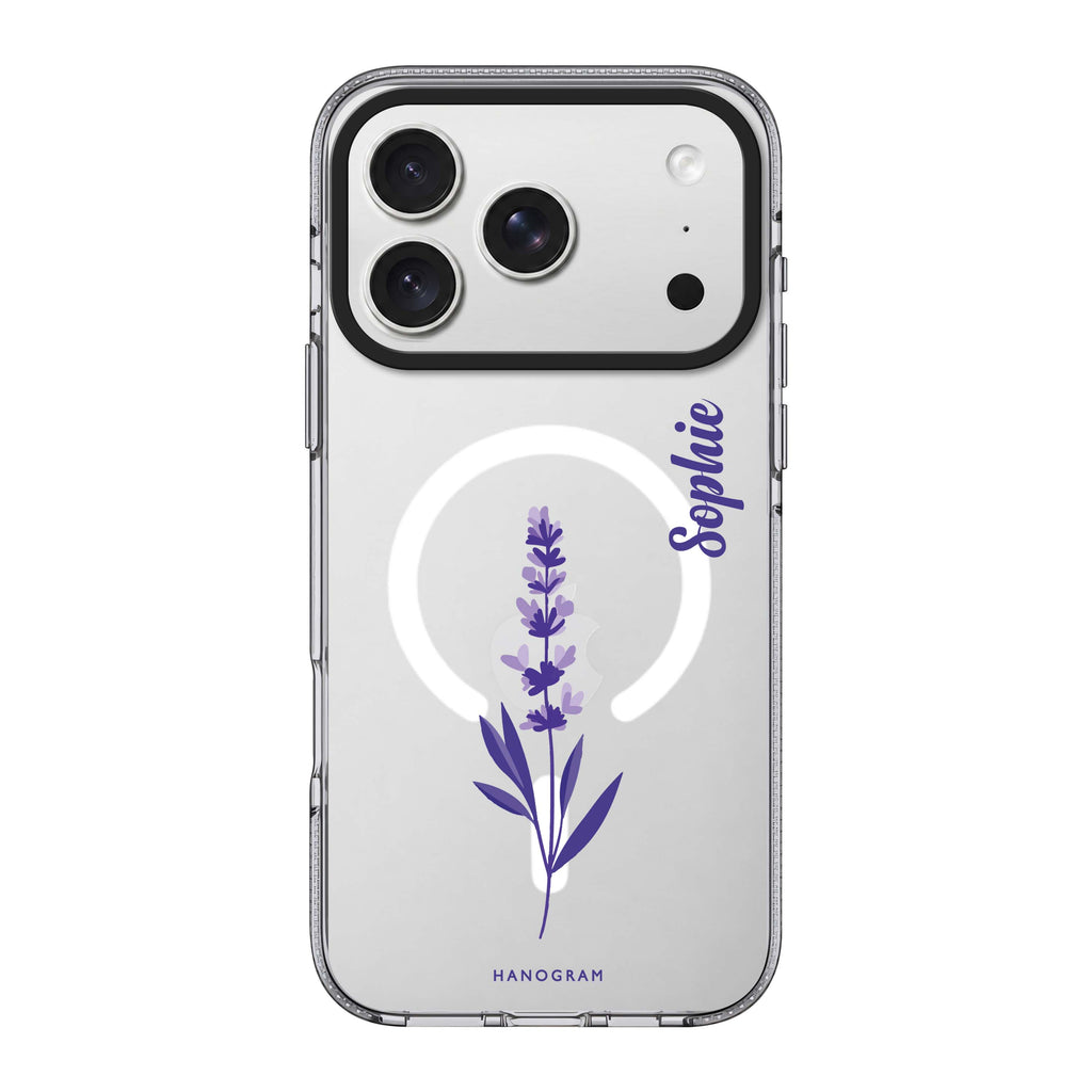 Lavender Form 水晶透明保護殼