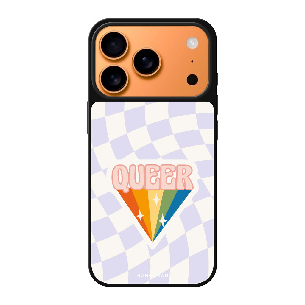 Queer 圖案 iPhone 17 Pro Max 鏡面手機殼主圖