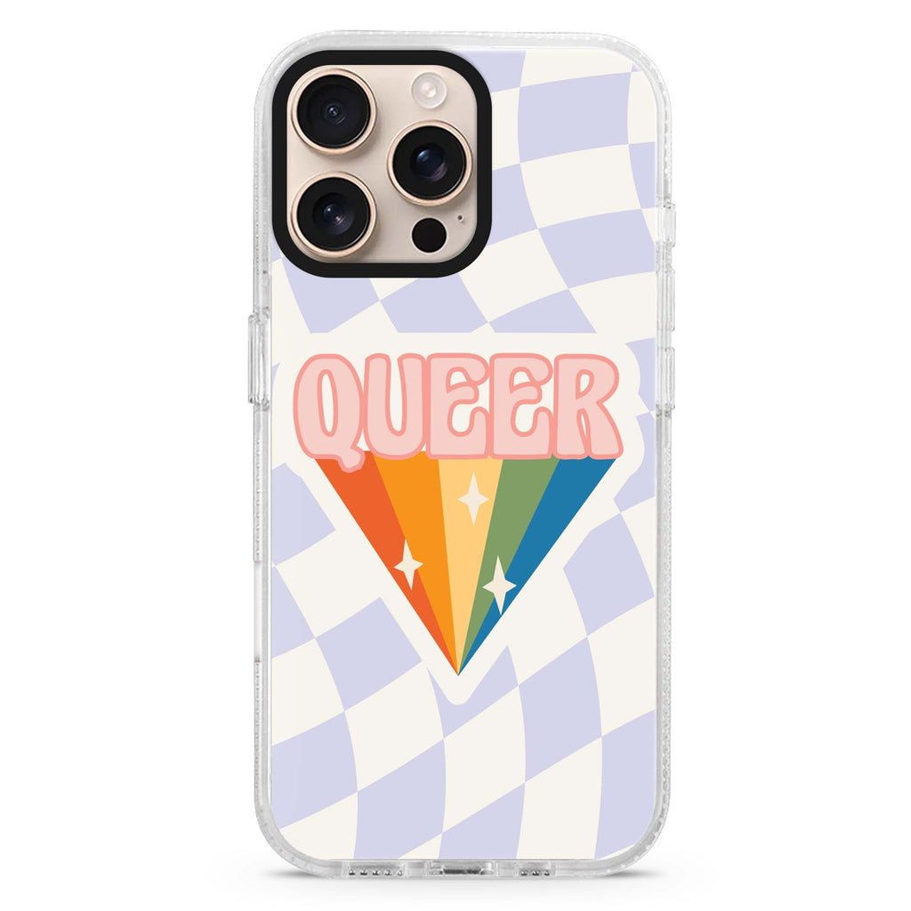 Queer Magsafe 兼容水晶透明保護殼