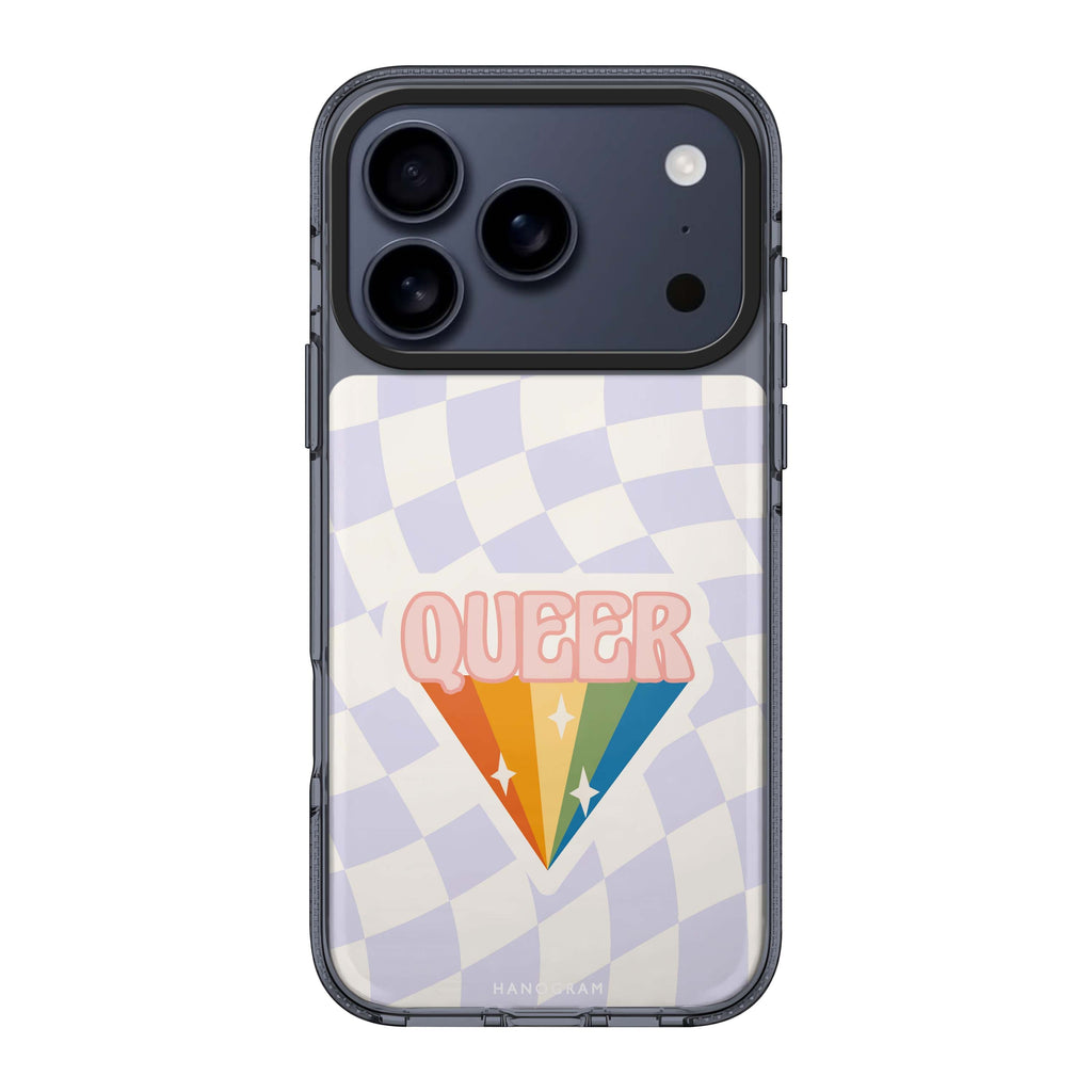 Queer iPhone 17 Pro Max MagSafe 水晶透明保護殼 插畫圖案設計 圖1