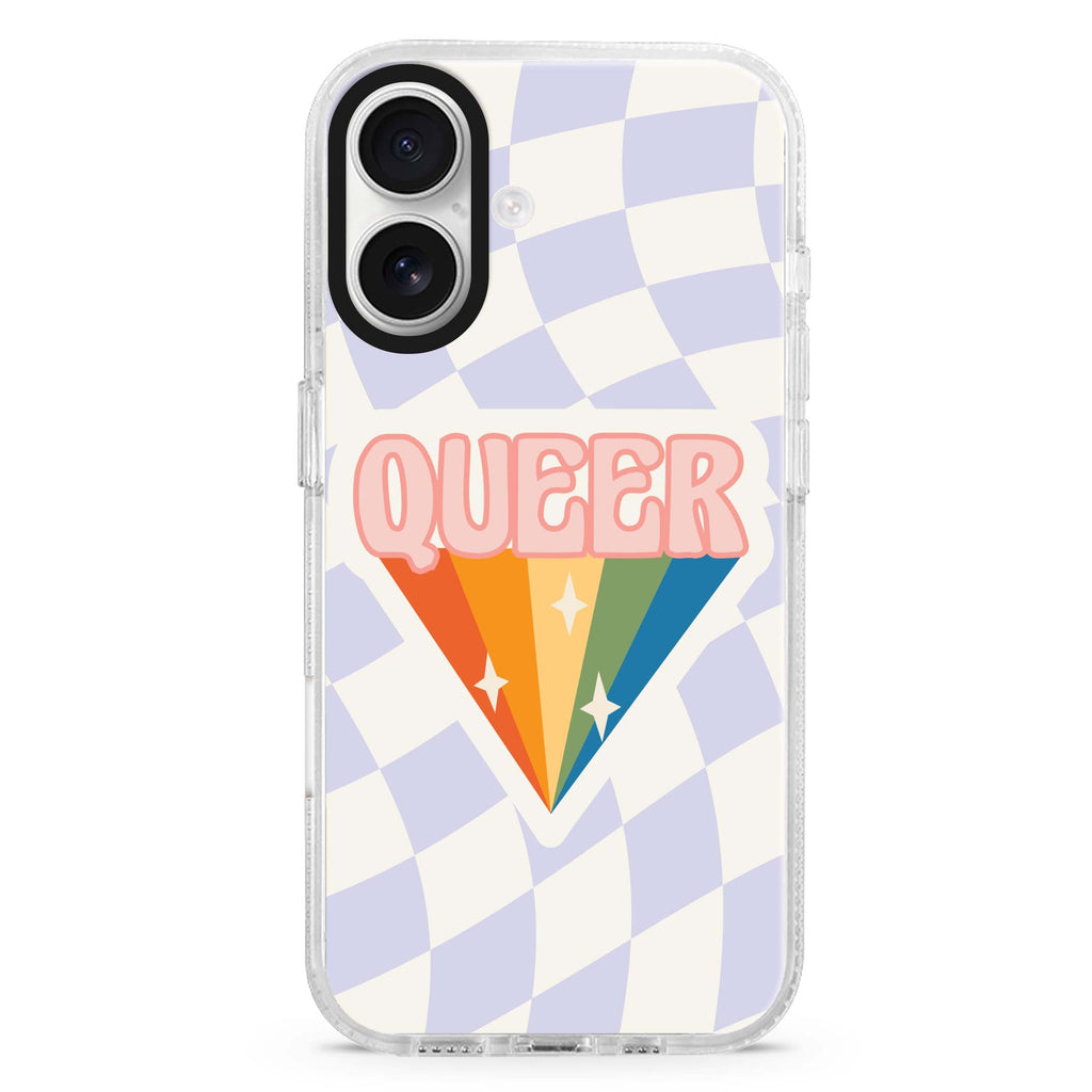 Queer Magsafe 兼容水晶透明保護殼