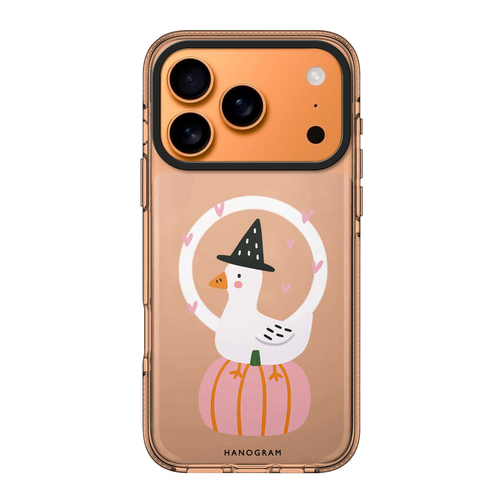 The Pumpkin Perch Goose 水晶透明保護殼
