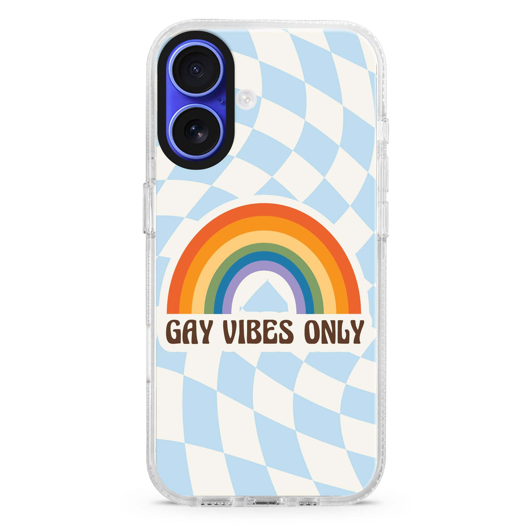 Gay Vibes Only 水晶透明保護殼