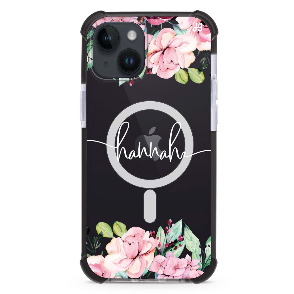 Floral Dream I iPhone 15 Plus Magsafe 兼容超強防摔保護殼