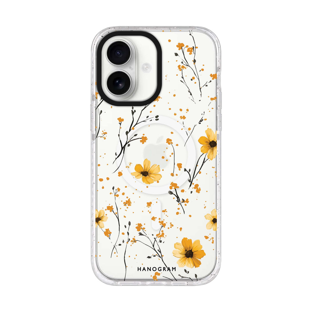 Golden Whisper iPhone 17 水晶透明保護殼正面展示