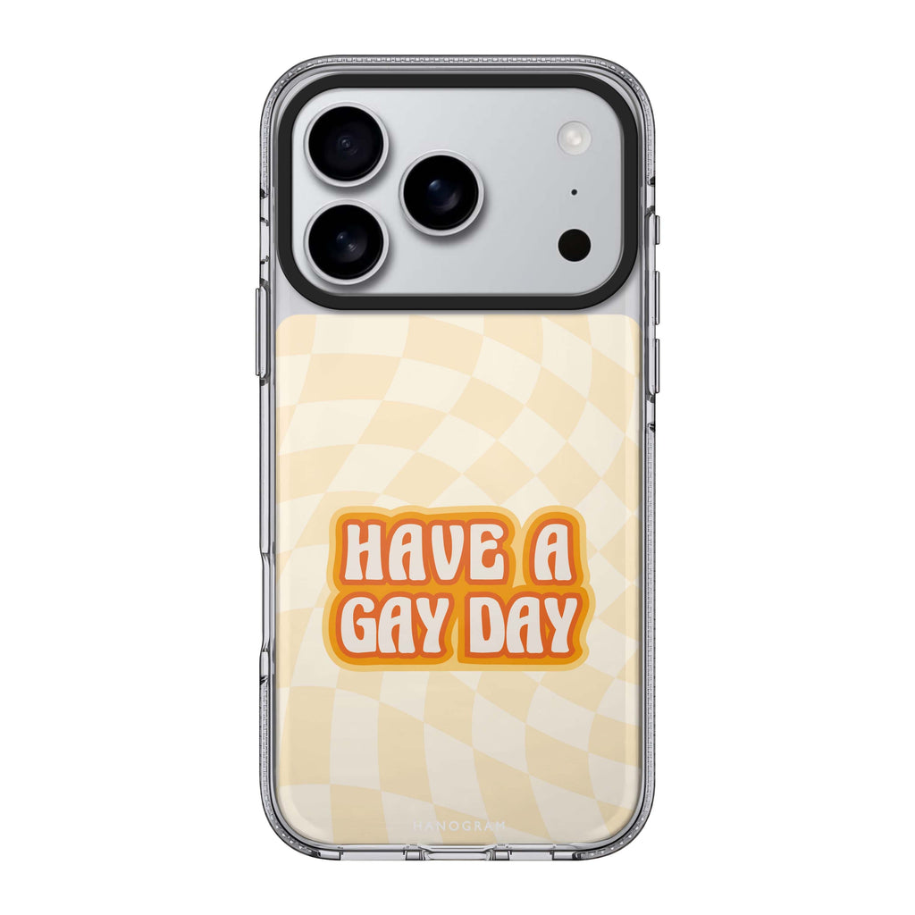 Have a Gay Day iPhone 17 Pro Max MagSafe 水晶透明保護殼 文字設計設計 圖1