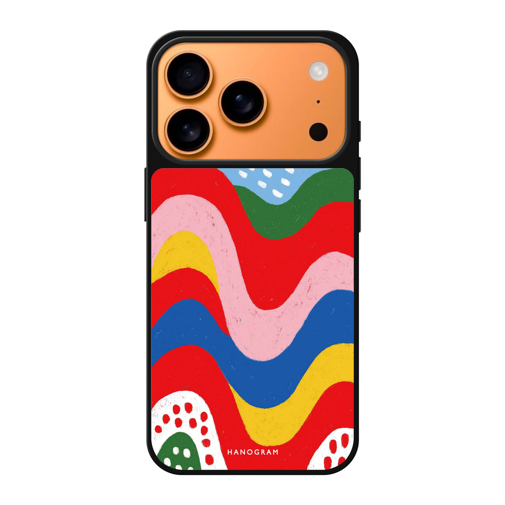 Candy Stripe Glow 美食 iPhone 17 Pro Max 鏡面手機殼主圖
