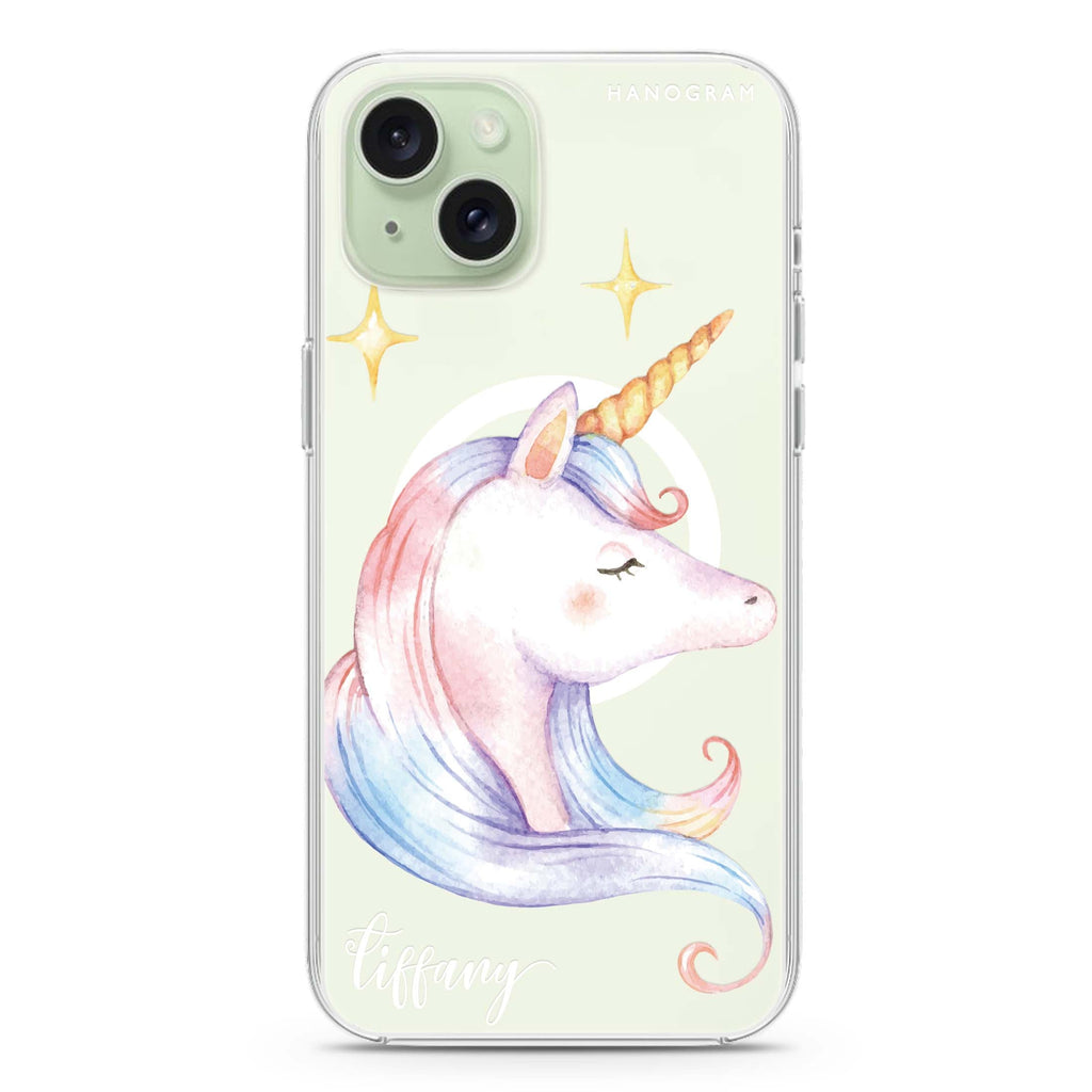 Wonderful Floral iPhone 15 Magsafe 兼容水晶透明保護殼