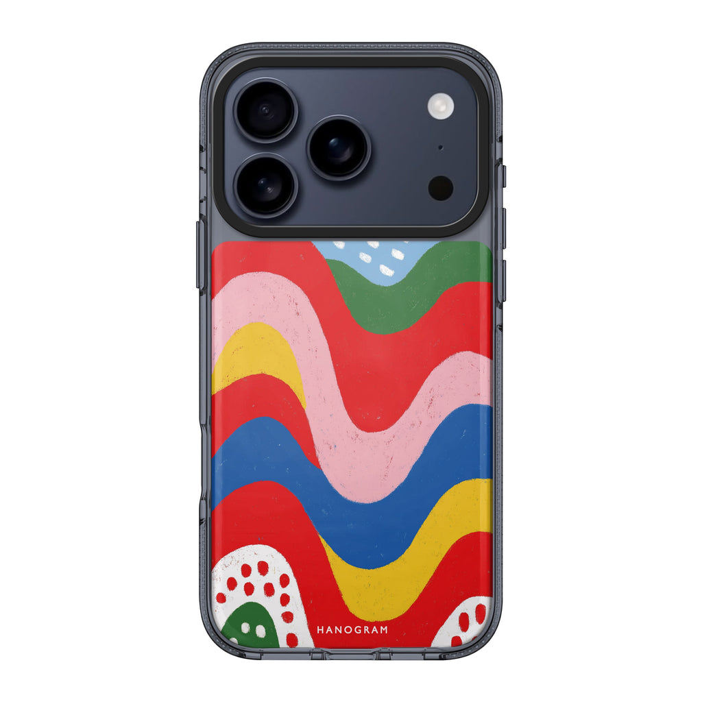 Candy Stripe Glow iPhone 17 Pro Max MagSafe 水晶透明保護殼 美食圖案設計 圖1