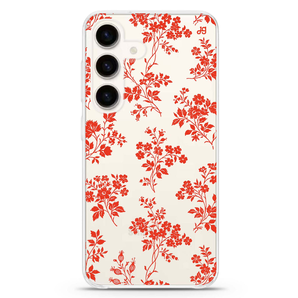 Scarlet Garden Toile Samsung Galaxy 水晶透明保護殼