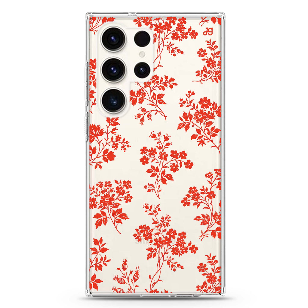 Scarlet Garden Toile Samsung Galaxy 水晶透明保護殼