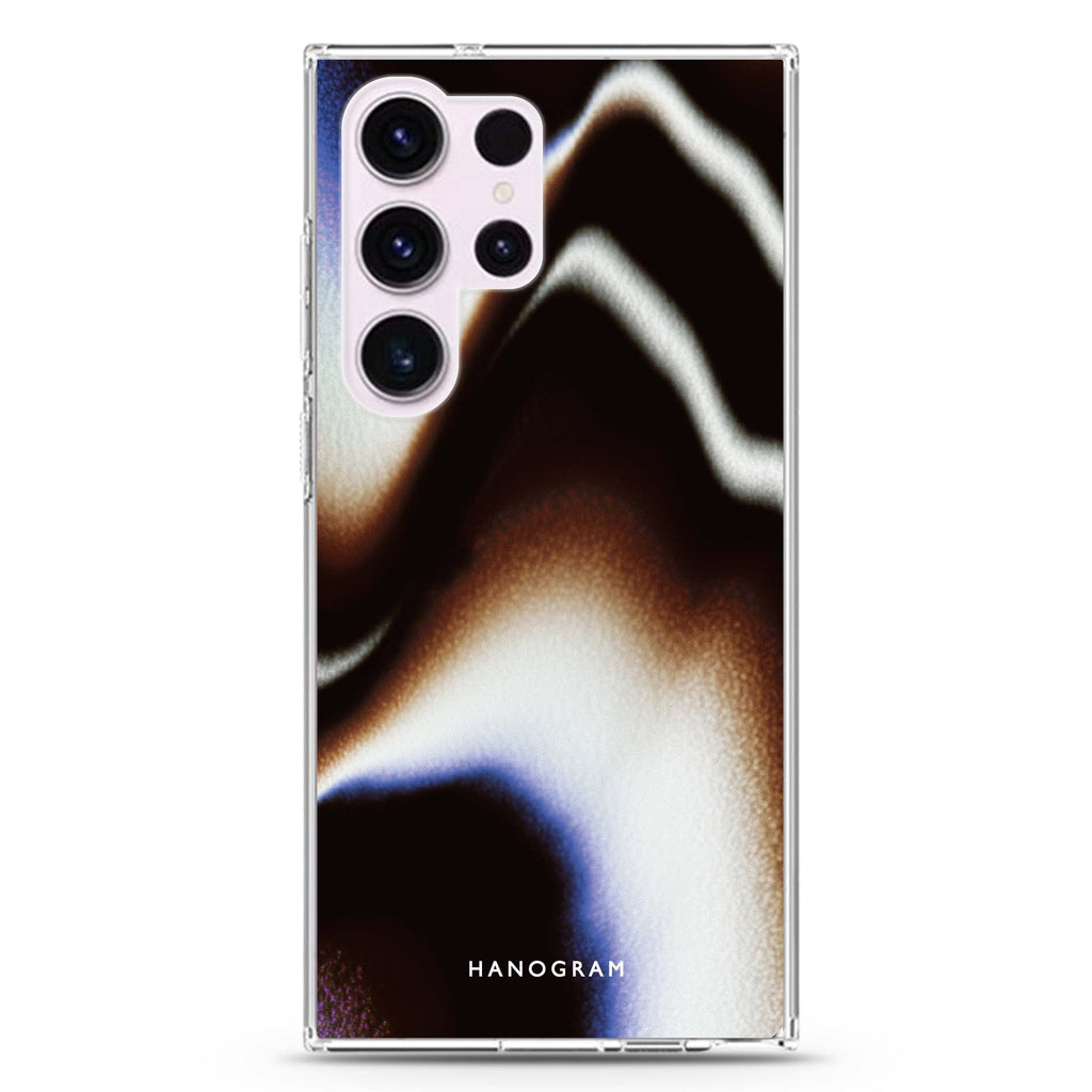 Cocoa Contrast Samsung Galaxy Ultra 透明保護殼，適用 S26/S25/S24/S23 Ultra，圖1