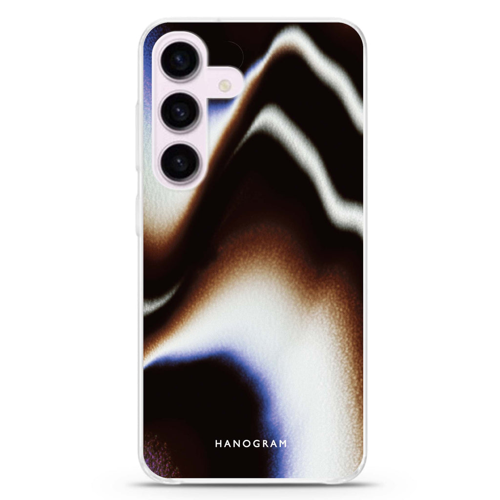 Cocoa Contrast Samsung Galaxy S26/S25/S24 水晶透明保護殼正面展示