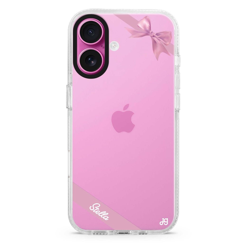 Pink Bow 水晶透明保護殼