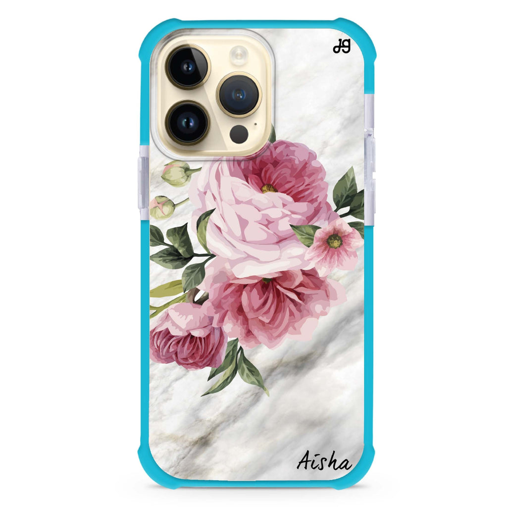 Floral & Marble 超強防摔保護殼