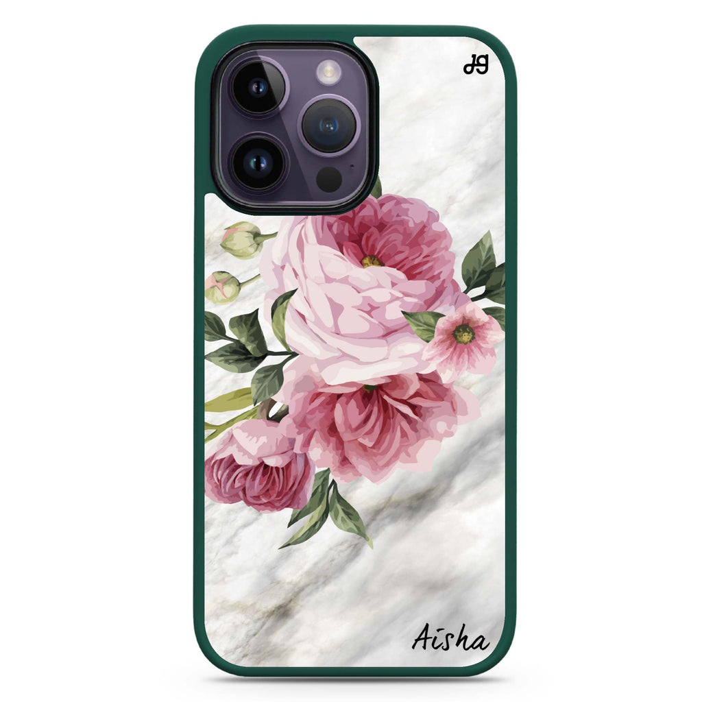 Floral & Marble 防衝擊保護殼