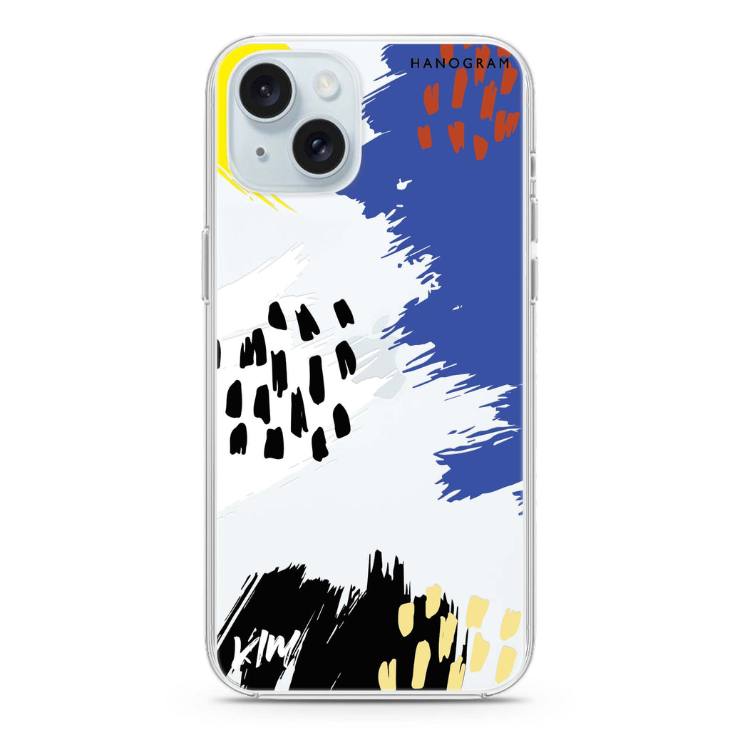 Trendy Abstract I iPhone 15 水晶透明保護殼