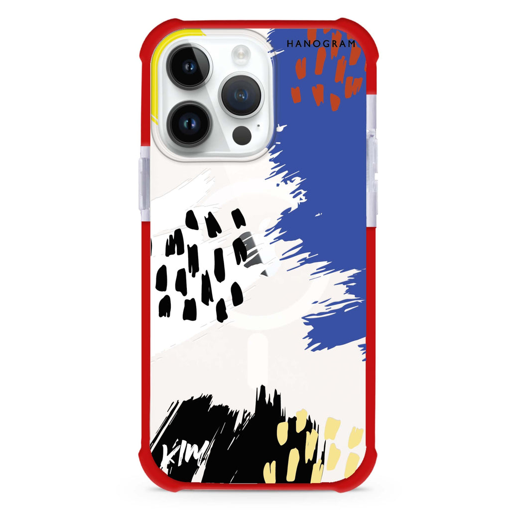 Trendy Abstract I iPhone Magsafe 兼容超強防摔保護殼