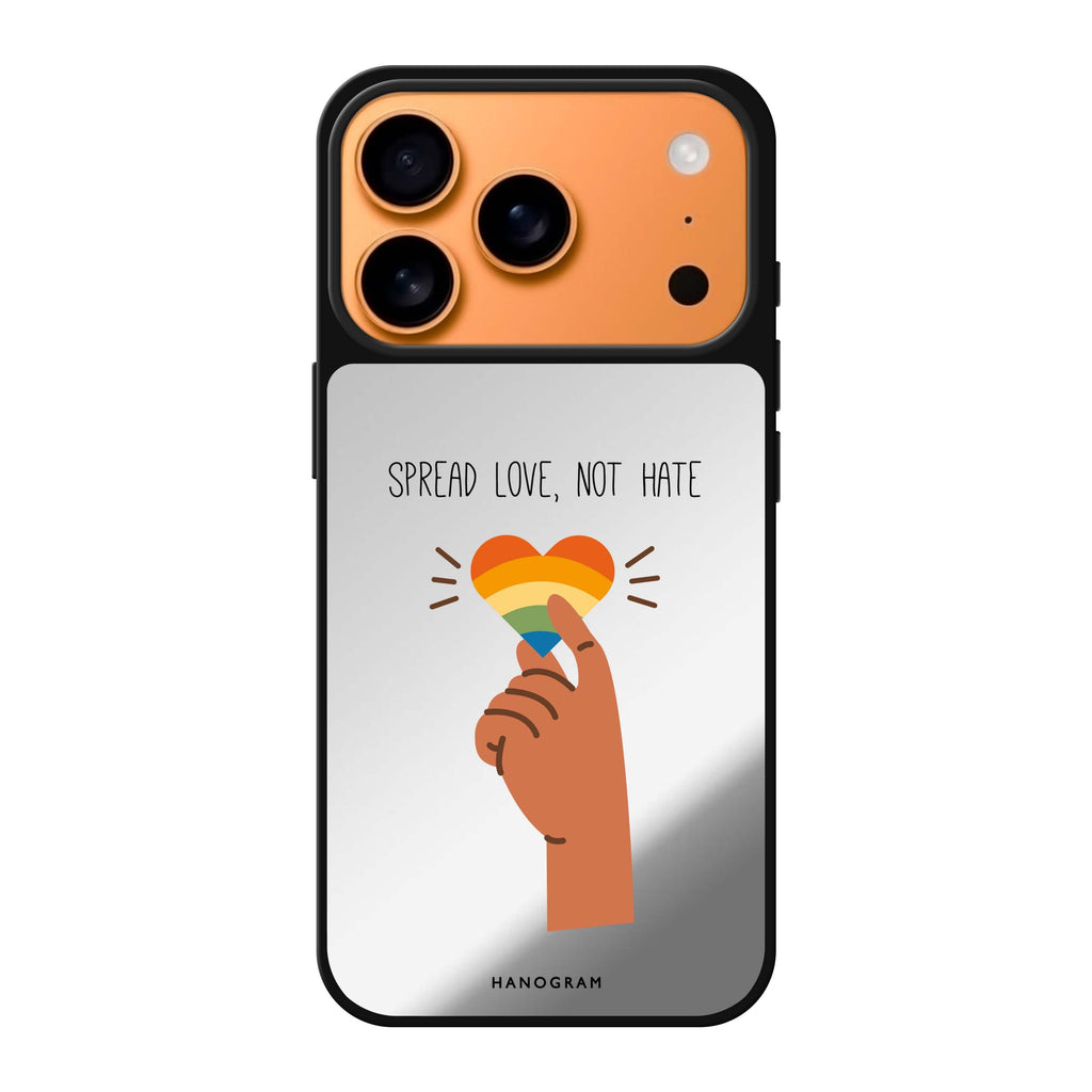 Spread Love 愛心 iPhone 17 Pro Max 鏡面手機殼主圖