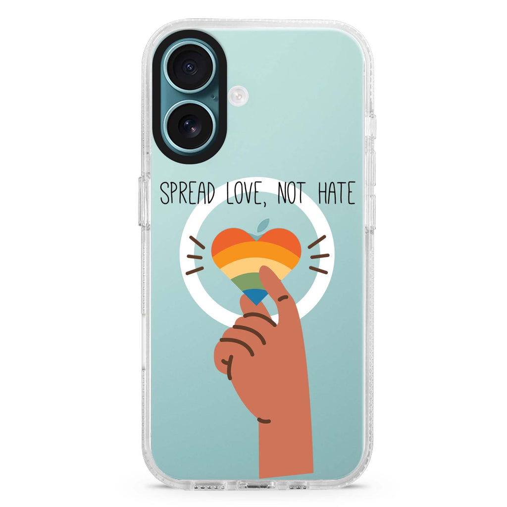 Spread Love Magsafe 兼容水晶透明保護殼