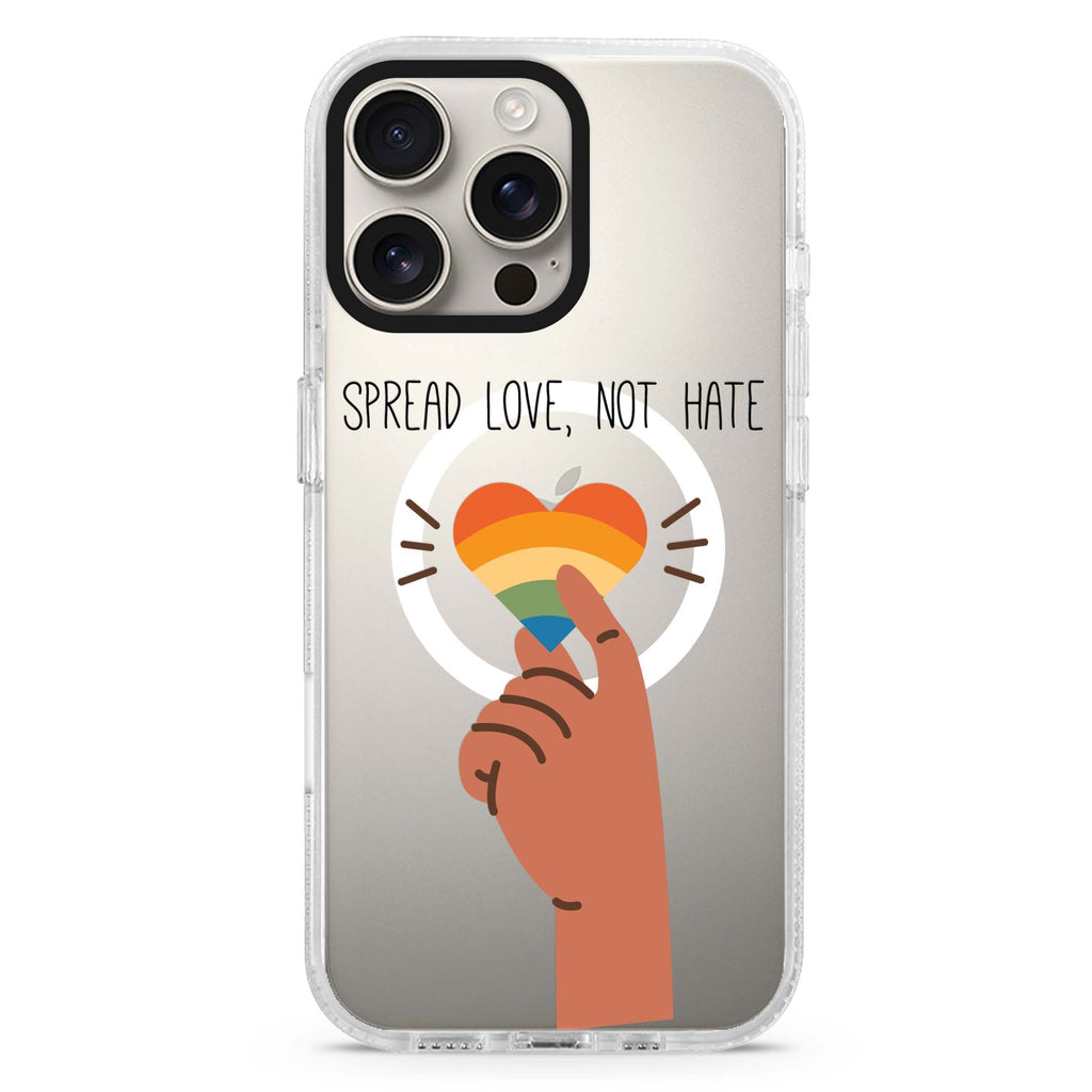 Spread Love Magsafe 兼容水晶透明保護殼