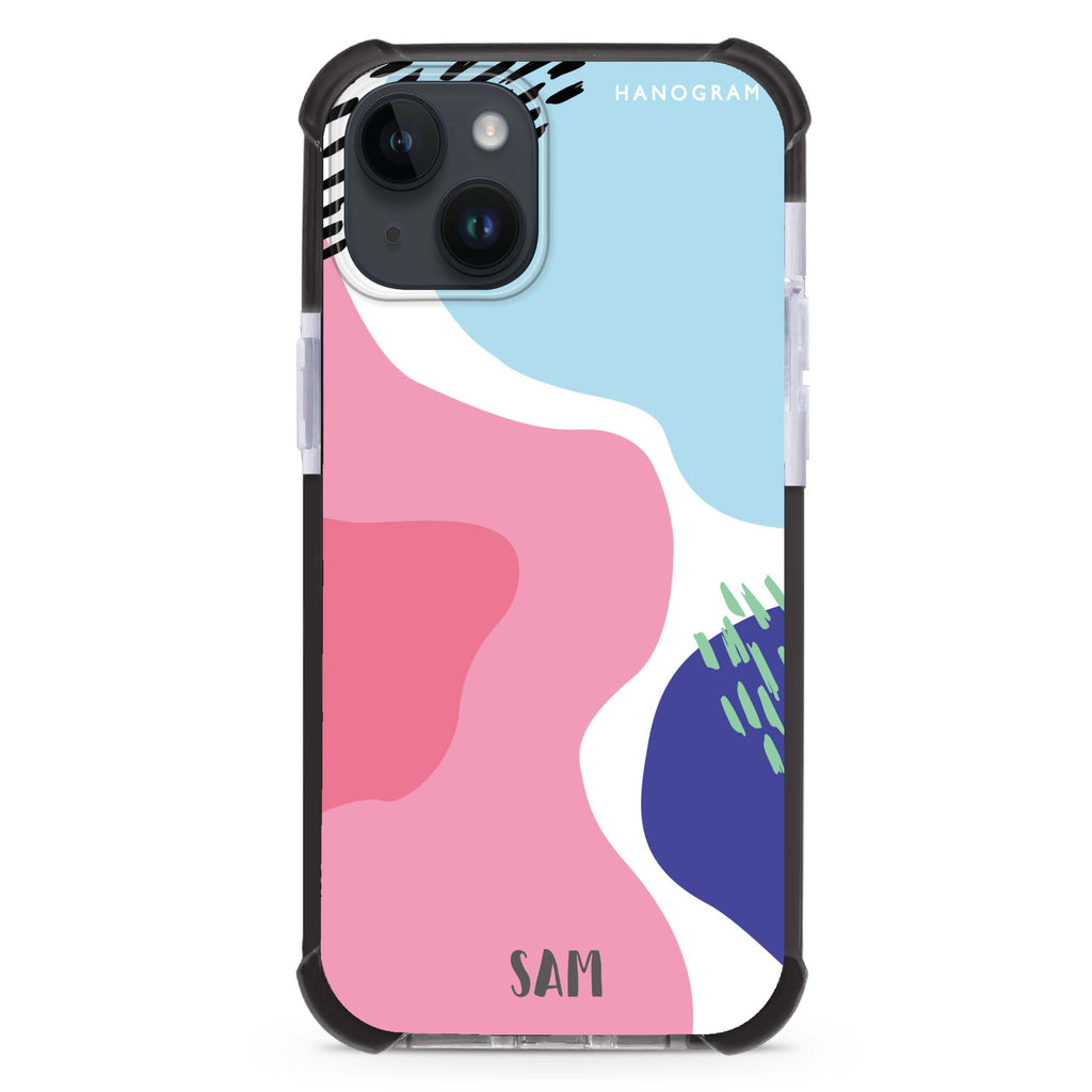 Trendy Abstract II iPhone 15 Plus Magsafe 兼容超強防摔保護殼