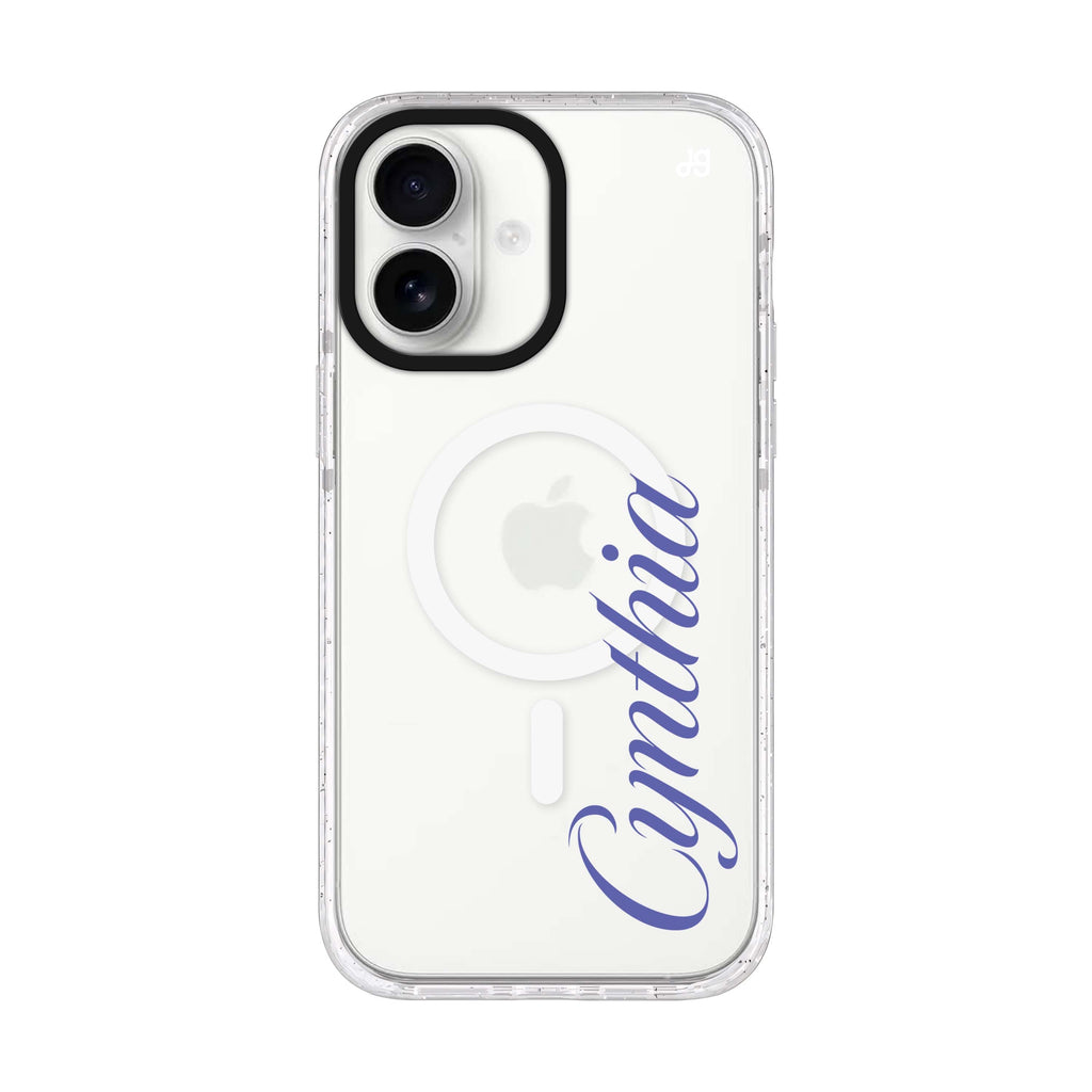 SleekSignature iPhone 17 水晶透明保護殼正面展示
