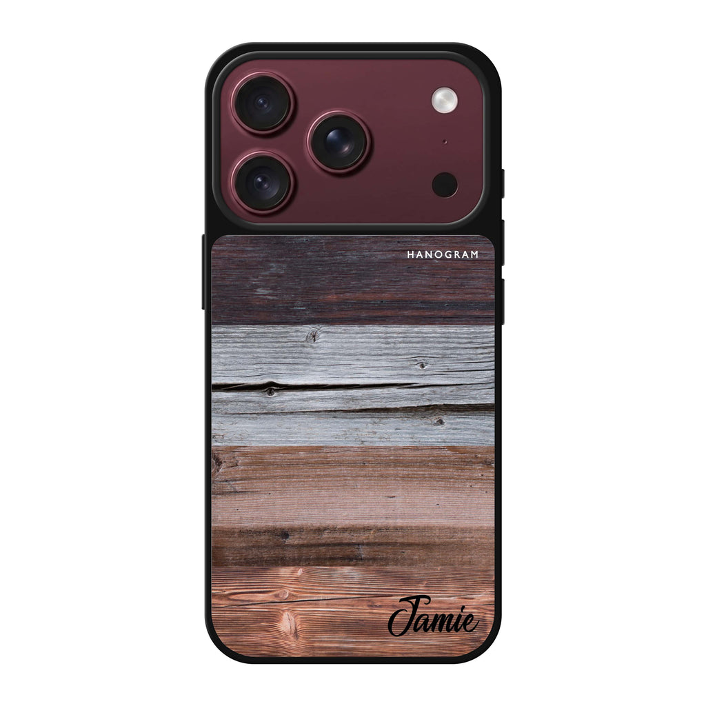 Wood Grain Varigegated 鏡面手機殼