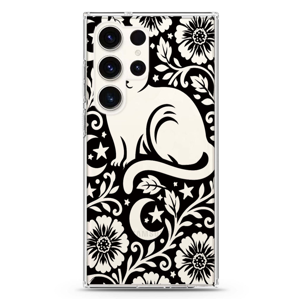 The Lunar Garden Cat Samsung Galaxy 水晶透明保護殼