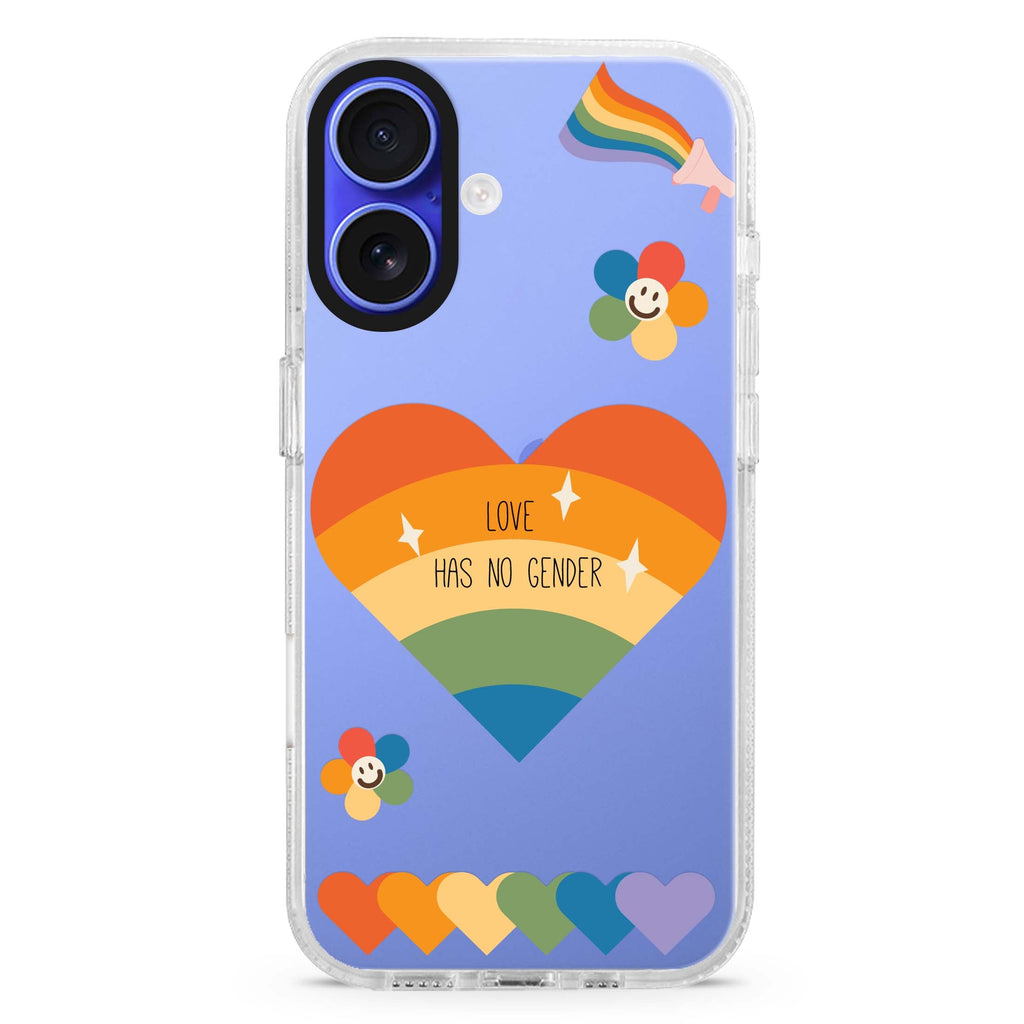 Love Has no gender 水晶透明保護殼