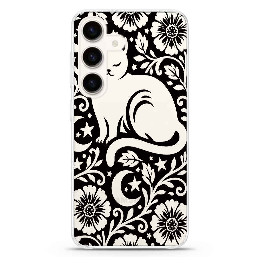 The Lunar Garden Cat Samsung Galaxy 水晶透明保護殼