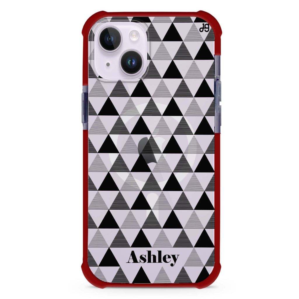 Triangles Seamless iPhone 15 Plus Magsafe 兼容超強防摔保護殼