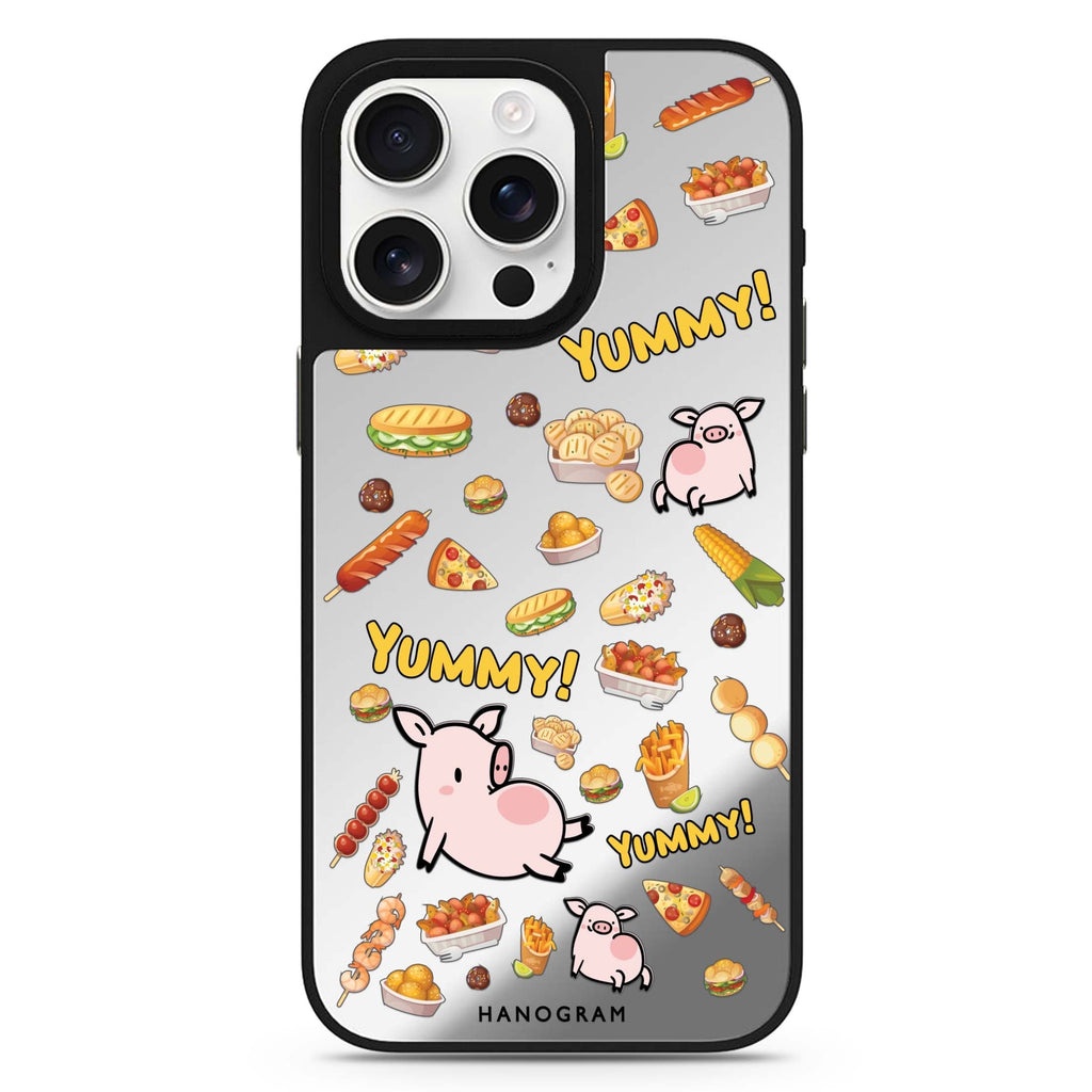 Yummy Piggy 鏡面手機殼