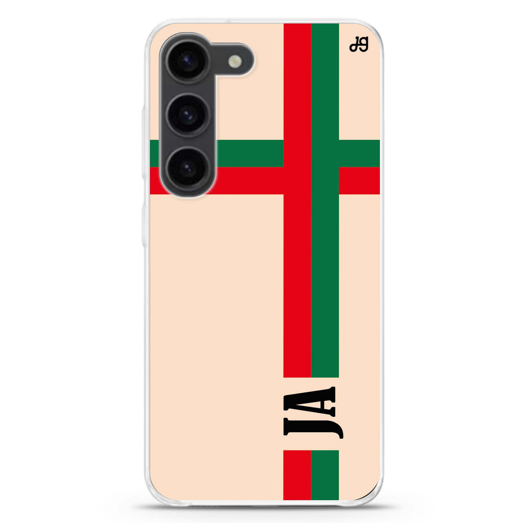 Matching Stripes Samsung Galaxy 水晶透明保護殼