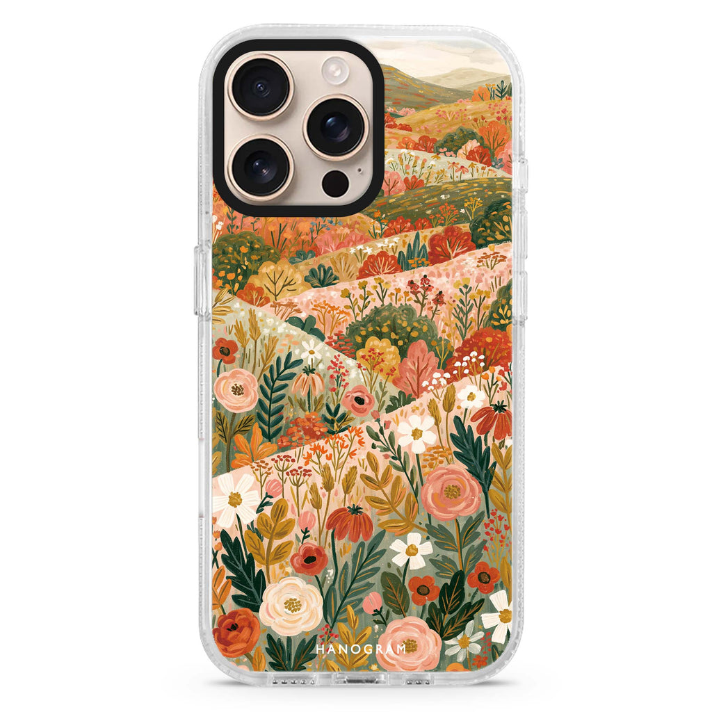 Hills Sewn with Flowers Magsafe 兼容水晶透明保護殼