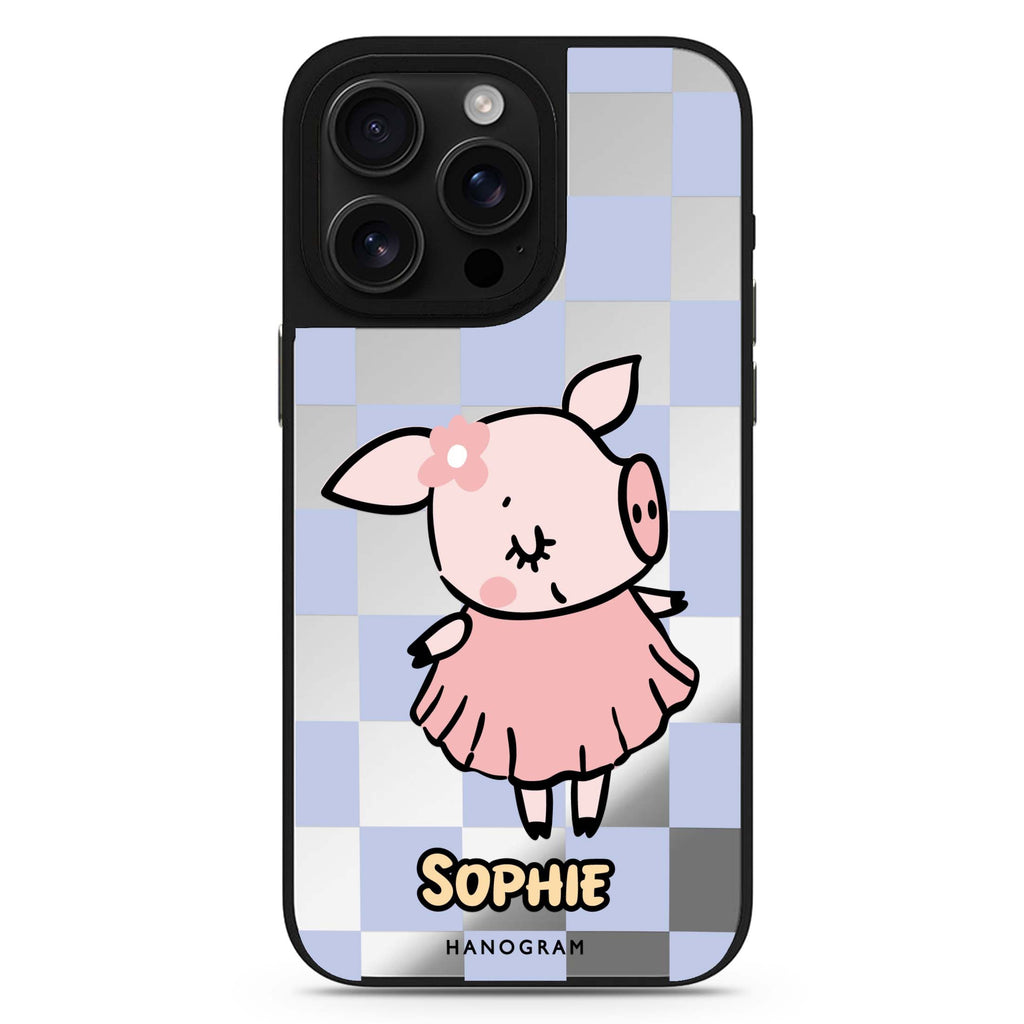 Pretty Pig 鏡面手機殼