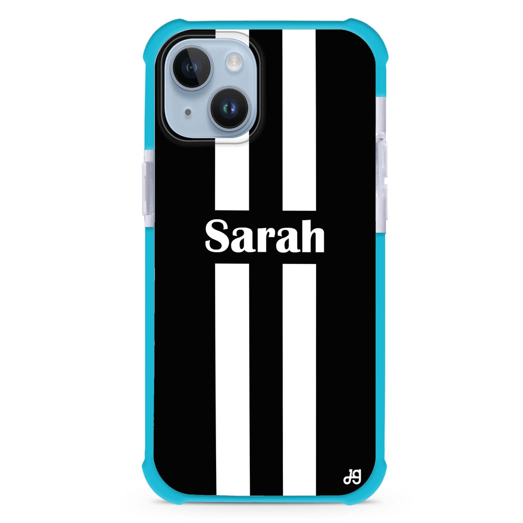 Black and white Stripes 超強防摔保護殼