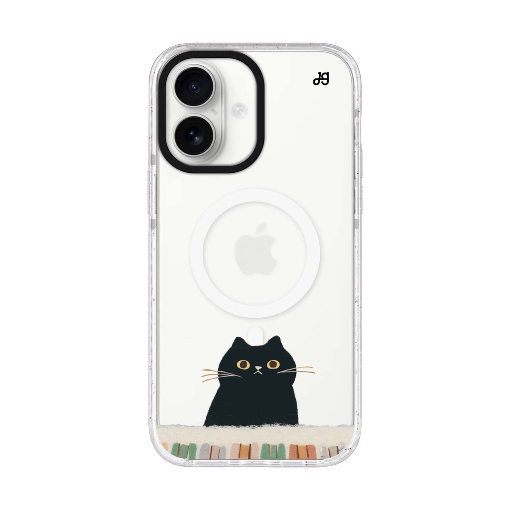 Cat Sonata iPhone 17 水晶透明保護殼正面展示