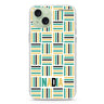Stripes Camo iPhone 15 Plus Magsafe 兼容水晶透明保護殼