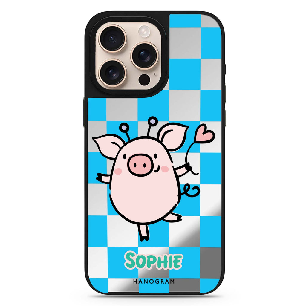 Happy Pig 鏡面手機殼