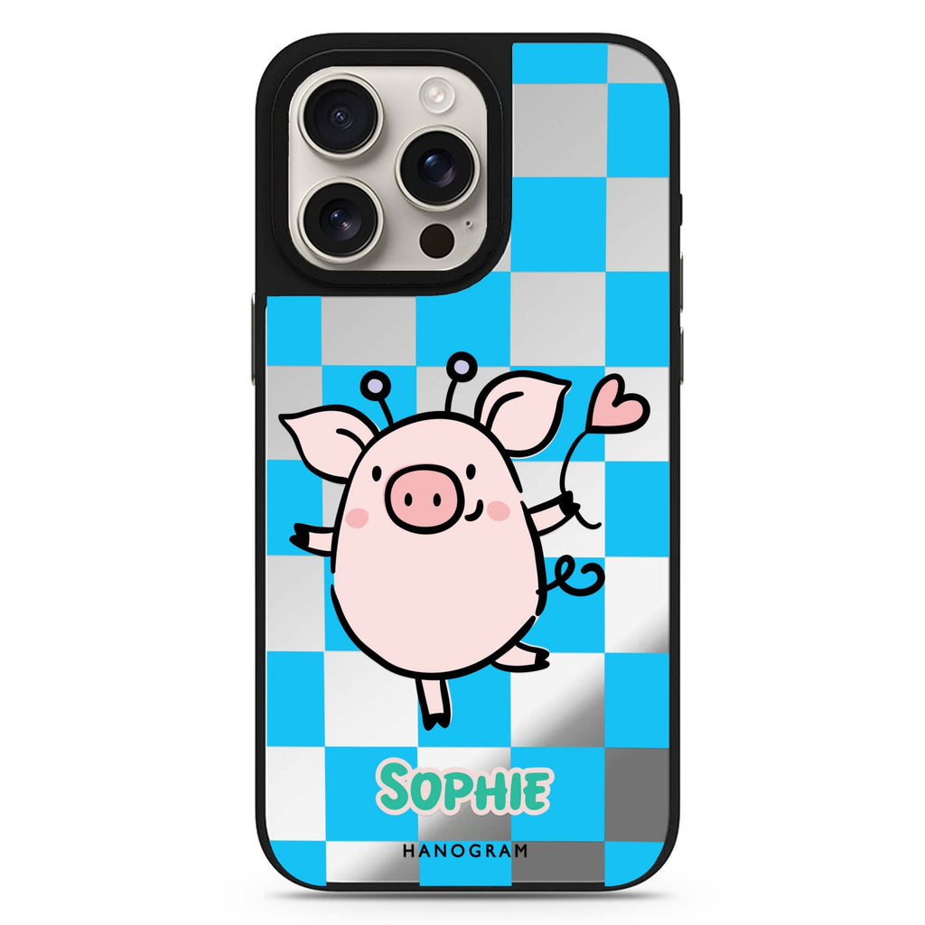 Happy Pig 鏡面手機殼