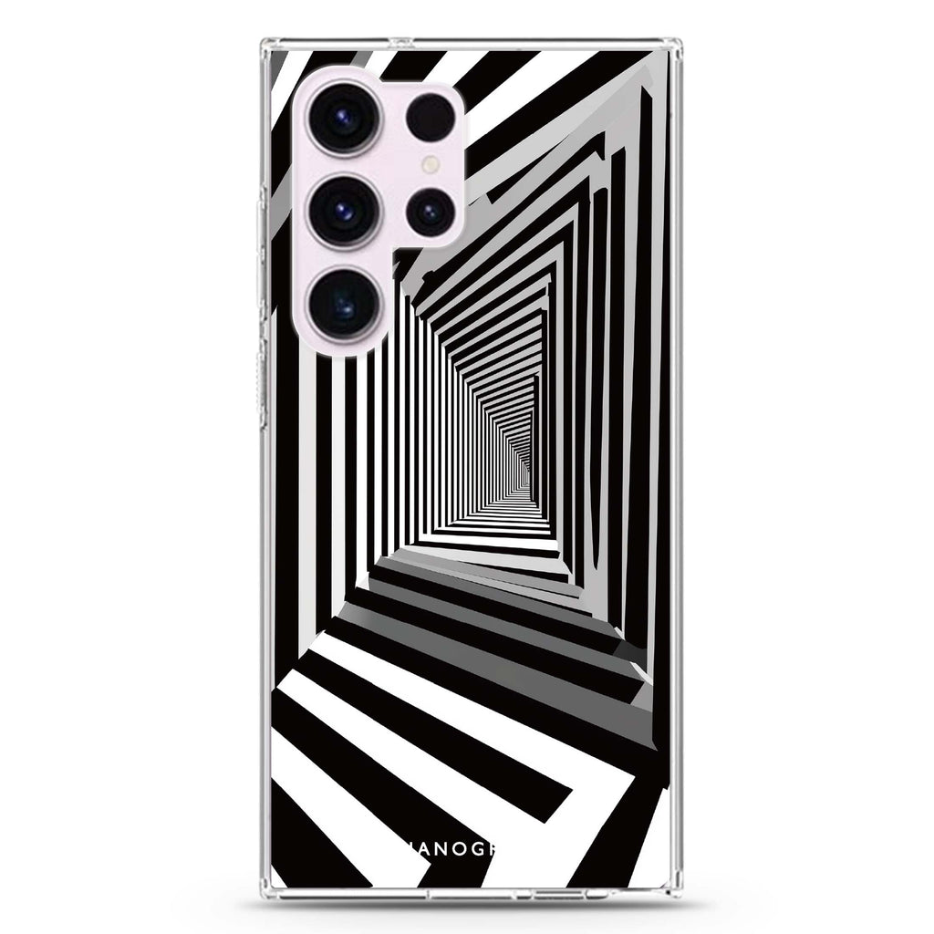 Warped Vision Samsung Galaxy Ultra 透明保護殼，適用 S26/S25/S24/S23 Ultra，圖1