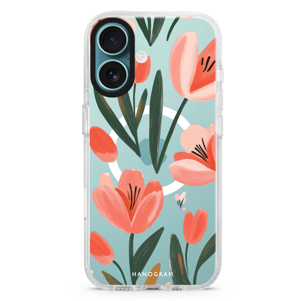 Tulip Joy Magsafe 兼容水晶透明保護殼