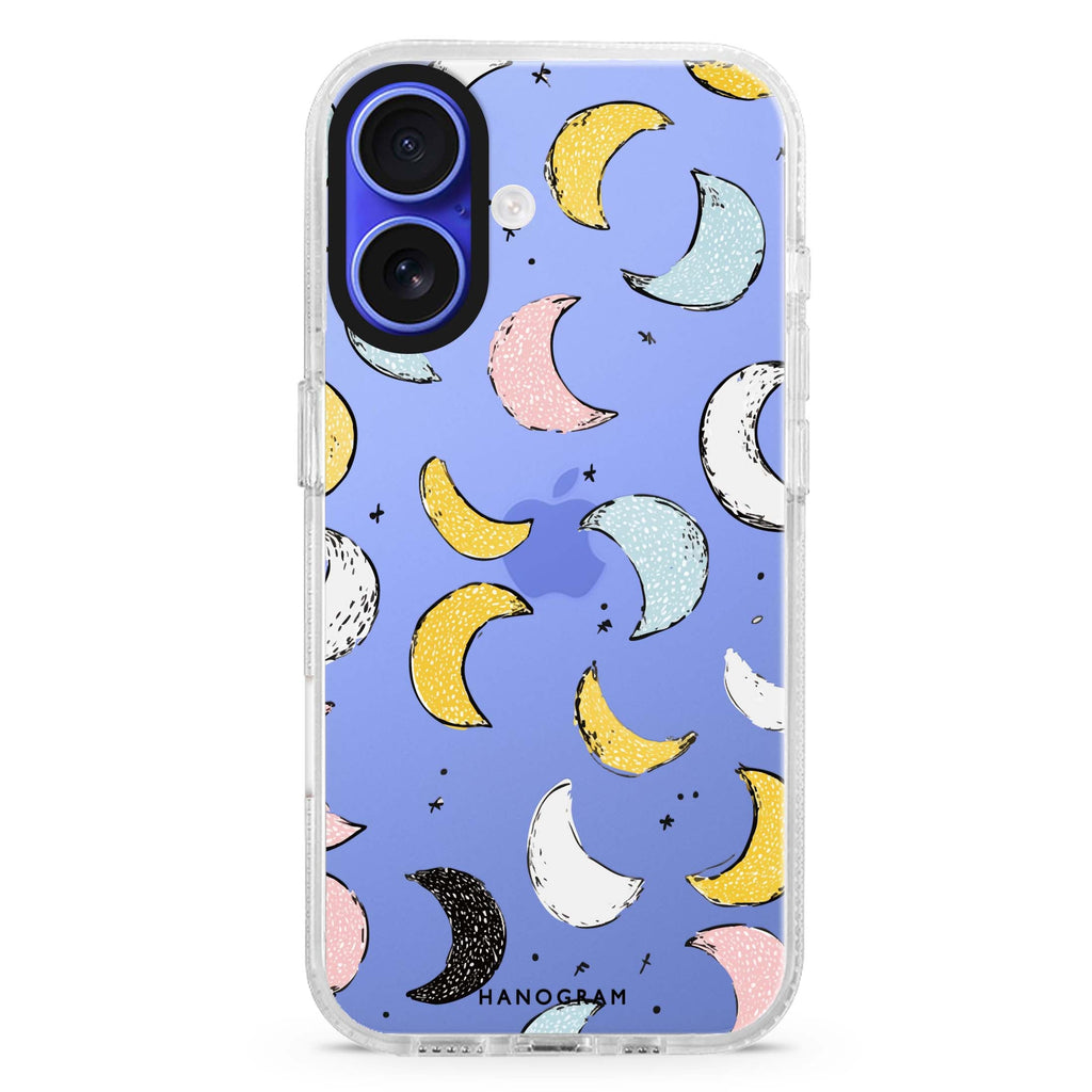 Dreamy Moon Doodles 水晶透明保護殼