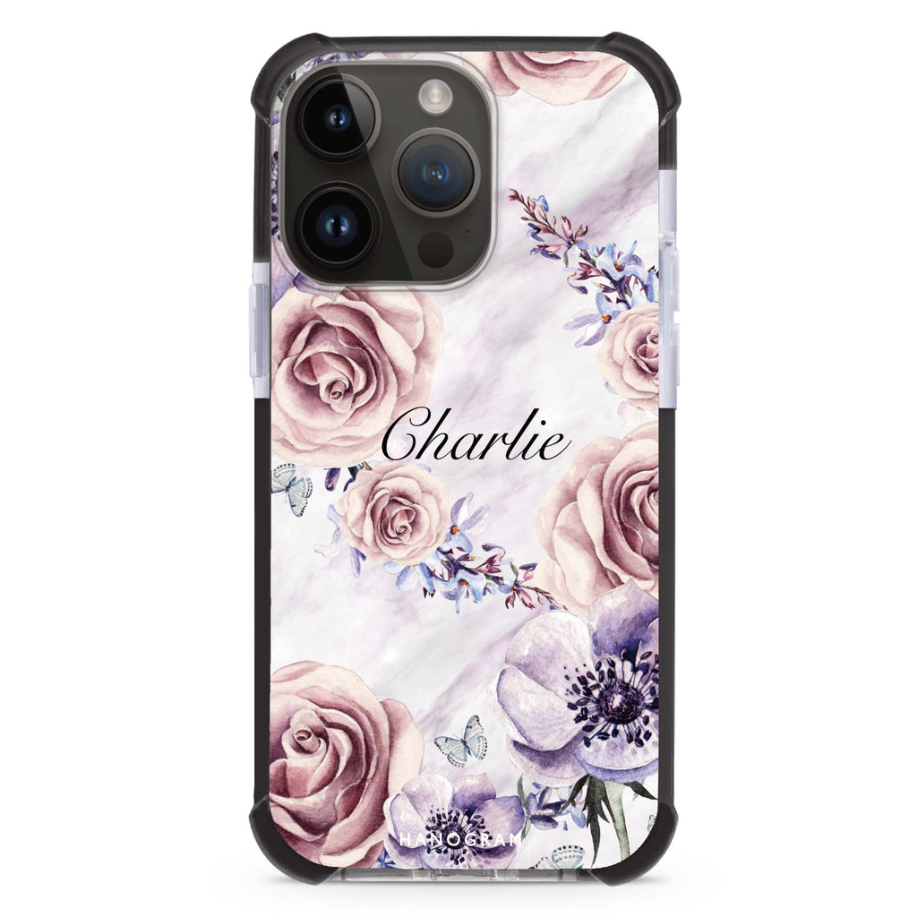White Marble – Deep Love iPhone Magsafe 兼容超強防摔保護殼