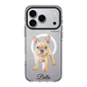 Cute Dog iPhone 17 Pro Max MagSafe 水晶透明保護殼 狗狗圖案設計 可自訂名字 圖1