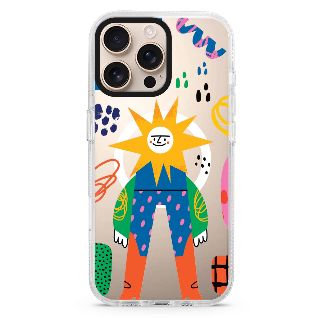Abstract People Magsafe 兼容水晶透明保護殼