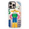 Abstract People Magsafe 兼容水晶透明保護殼